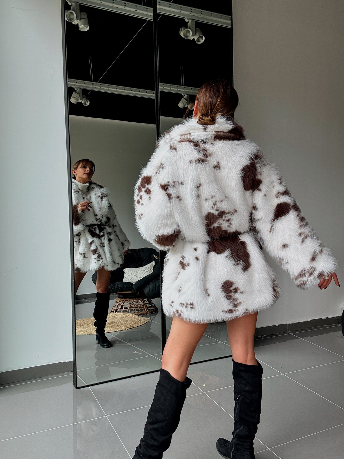 Manteau Fourrure Vache - Fenomen Paris