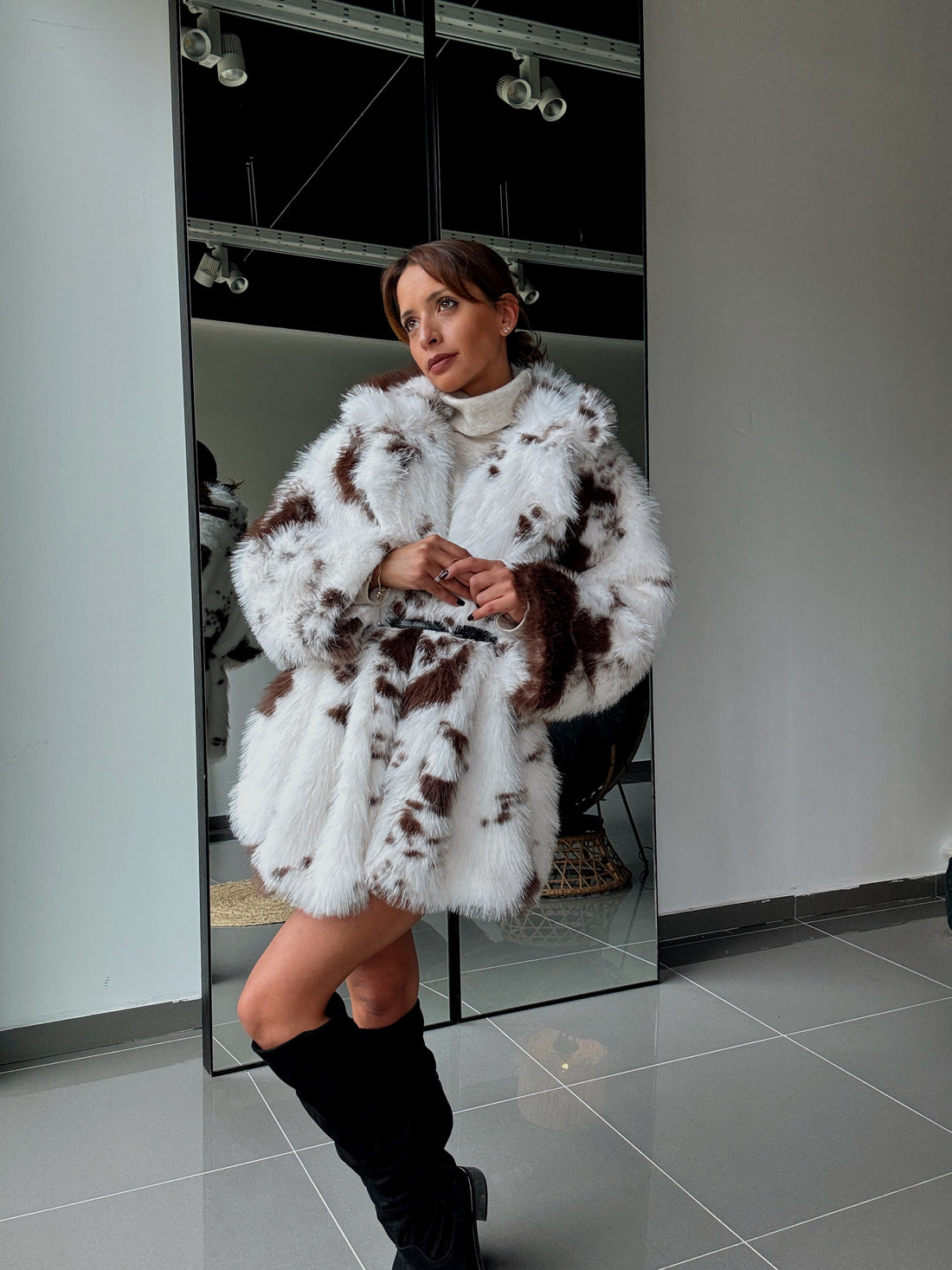 Manteau Fourrure Vache - Fenomen Paris