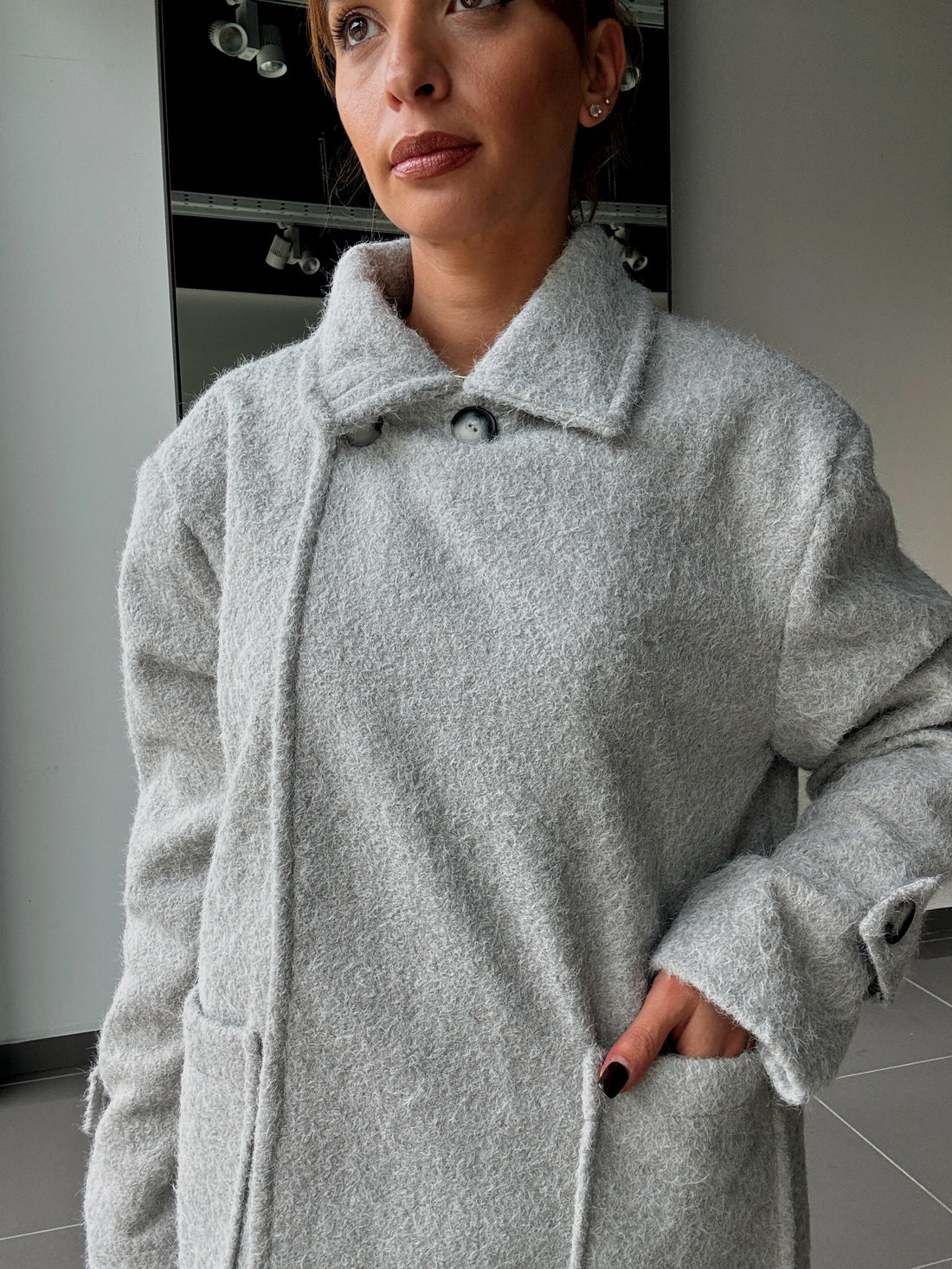 Manteau Long Avec Doublure Et Poches - Fenomen Paris