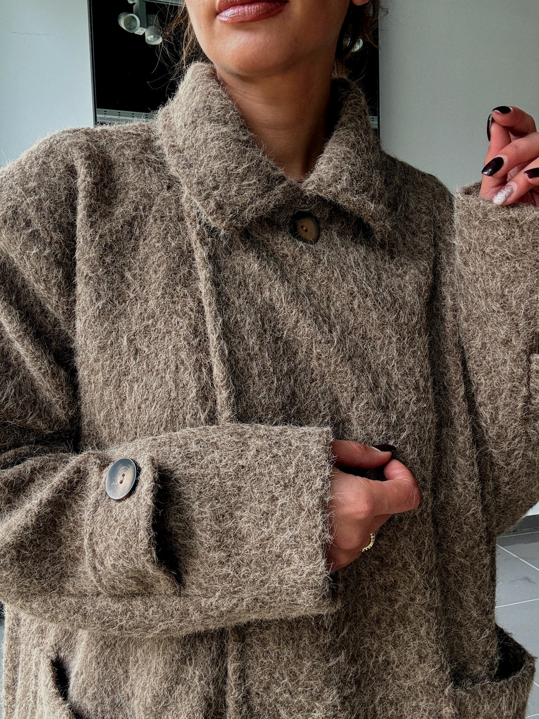 Manteau Long Avec Doublure Et Poches - Fenomen Paris