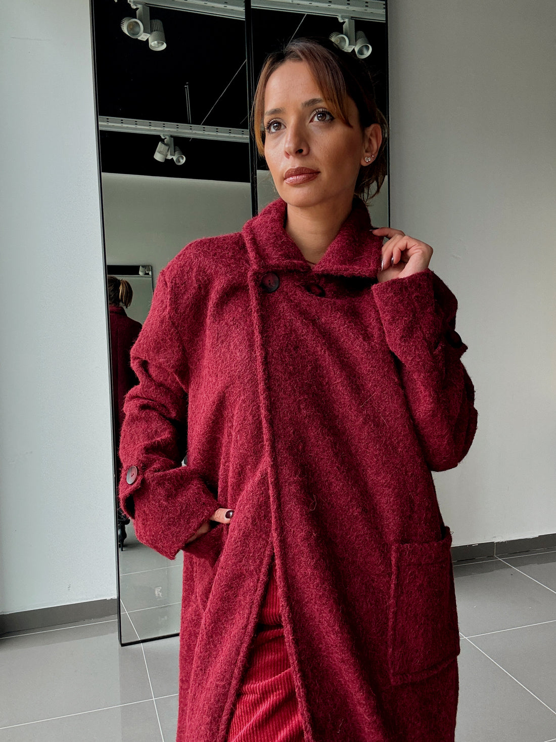 Manteau Long Avec Doublure Et Poches - Fenomen Paris