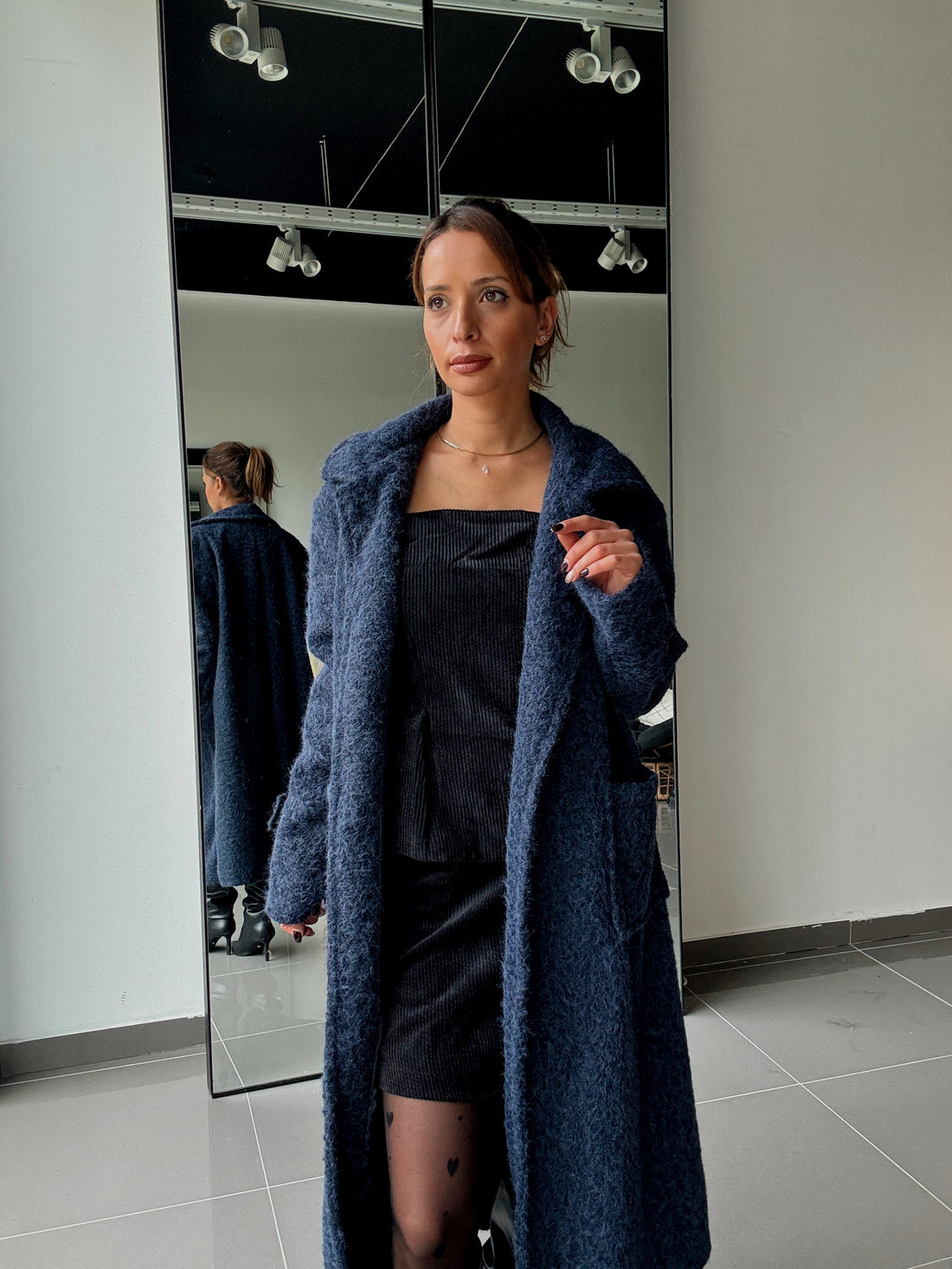 Manteau Long Avec Doublure Et Poches - Fenomen Paris
