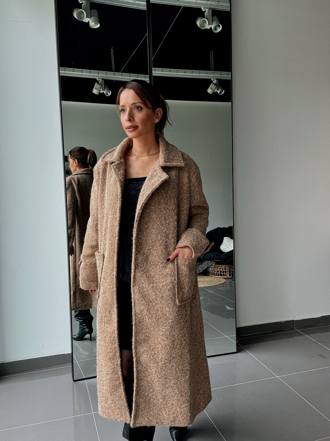 Manteau Long Avec Doublure Et Poches - Fenomen Paris