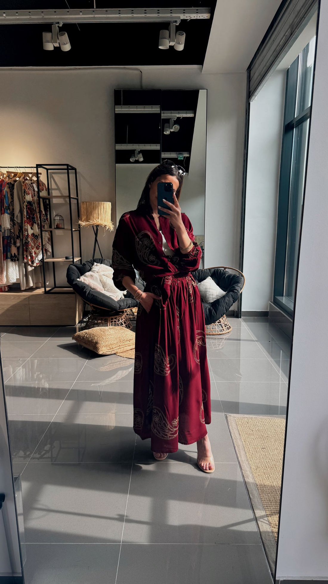 Ensemble Chemise & Jupe Large