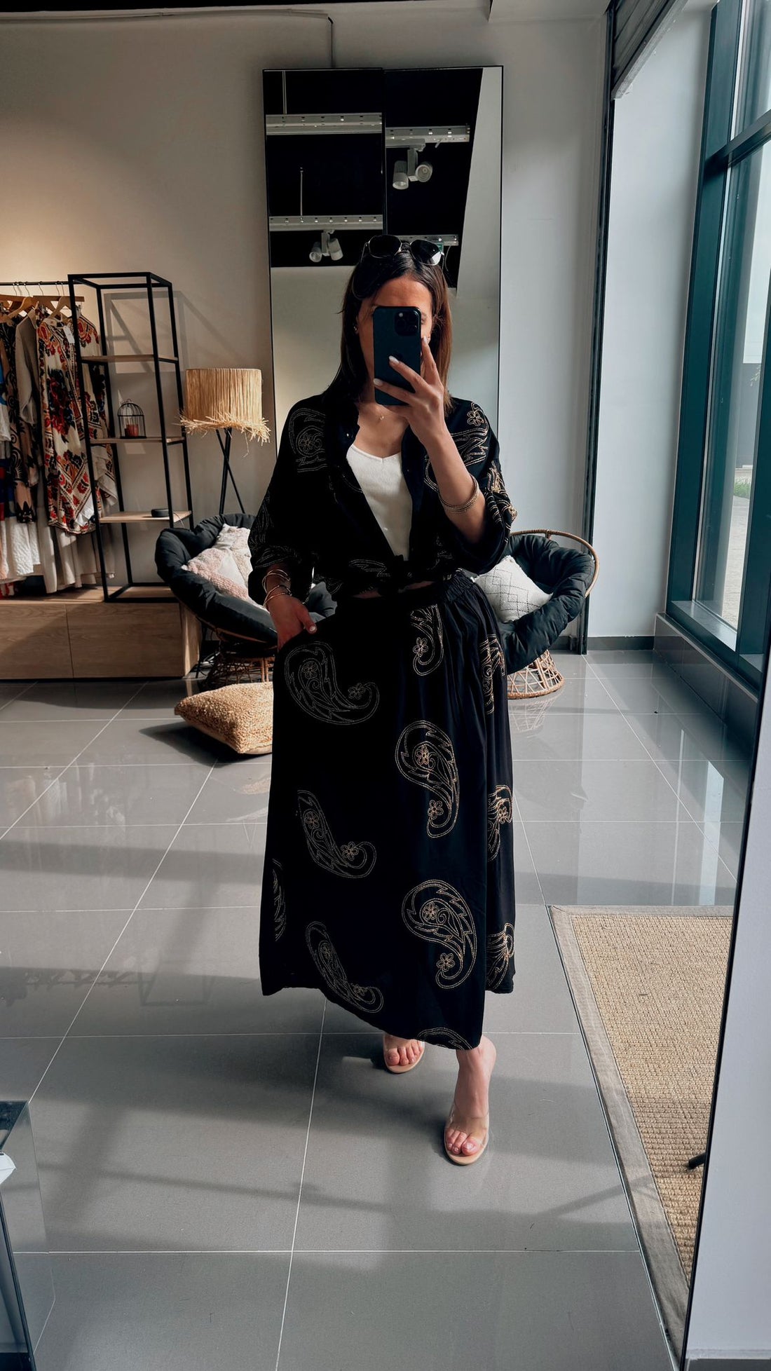 Ensemble Chemise & Jupe Large