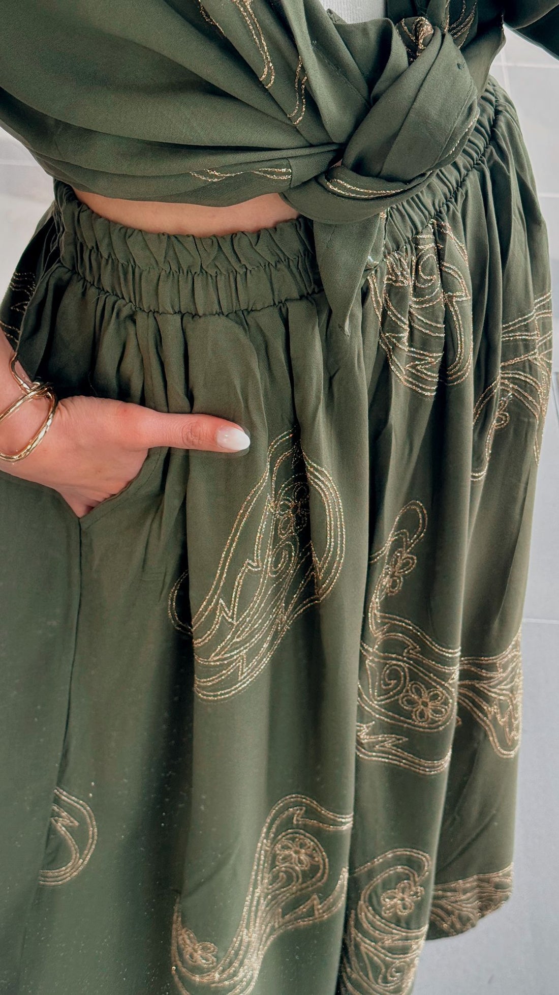 Ensemble Chemise & Jupe Large
