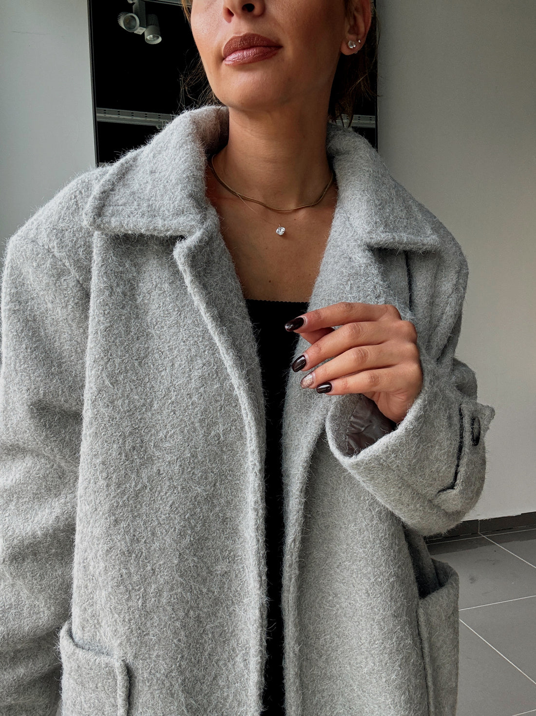 Manteau Long Avec Doublure Et Poches - Fenomen Paris