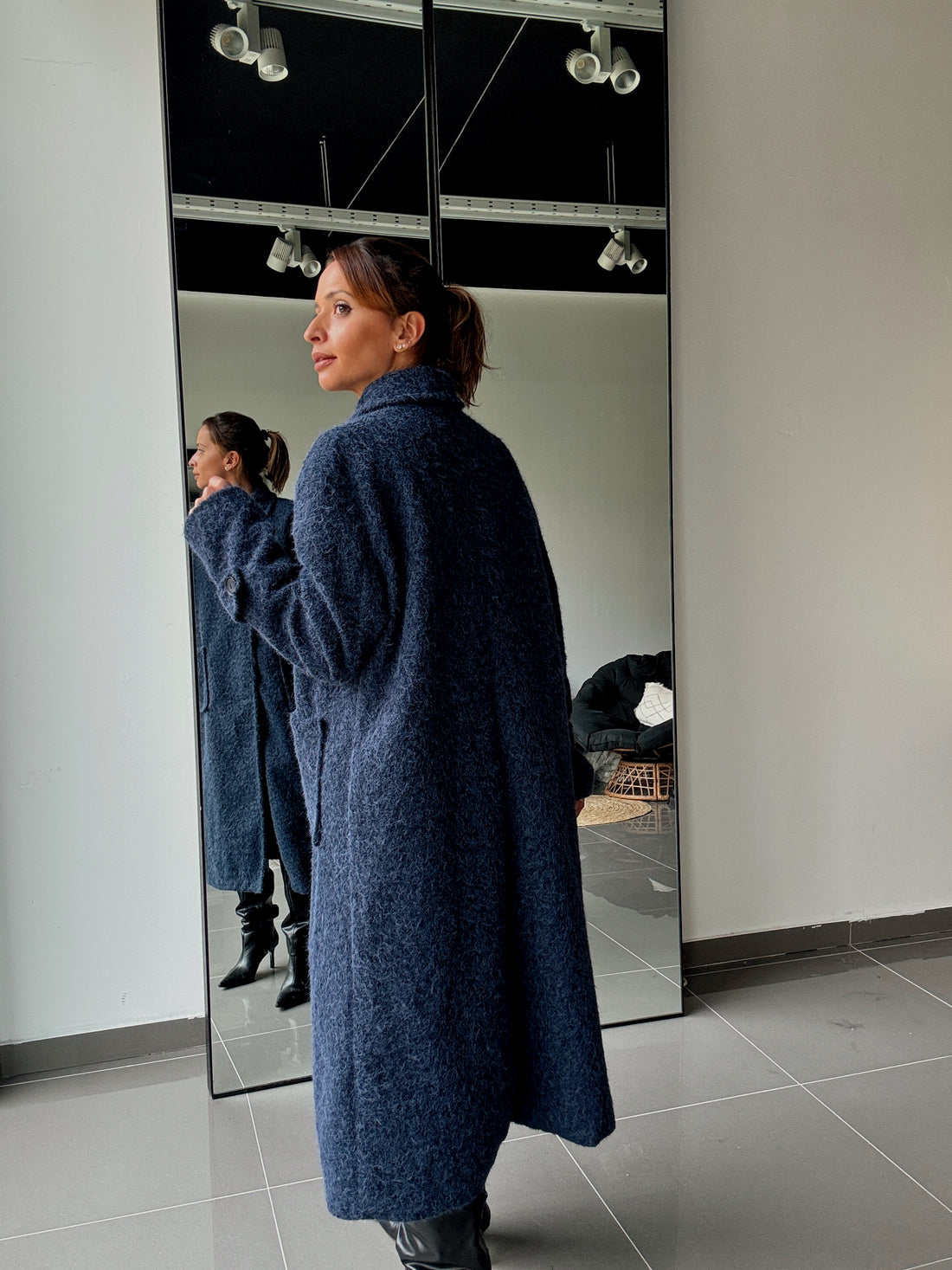 Manteau Long Avec Doublure Et Poches - Fenomen Paris