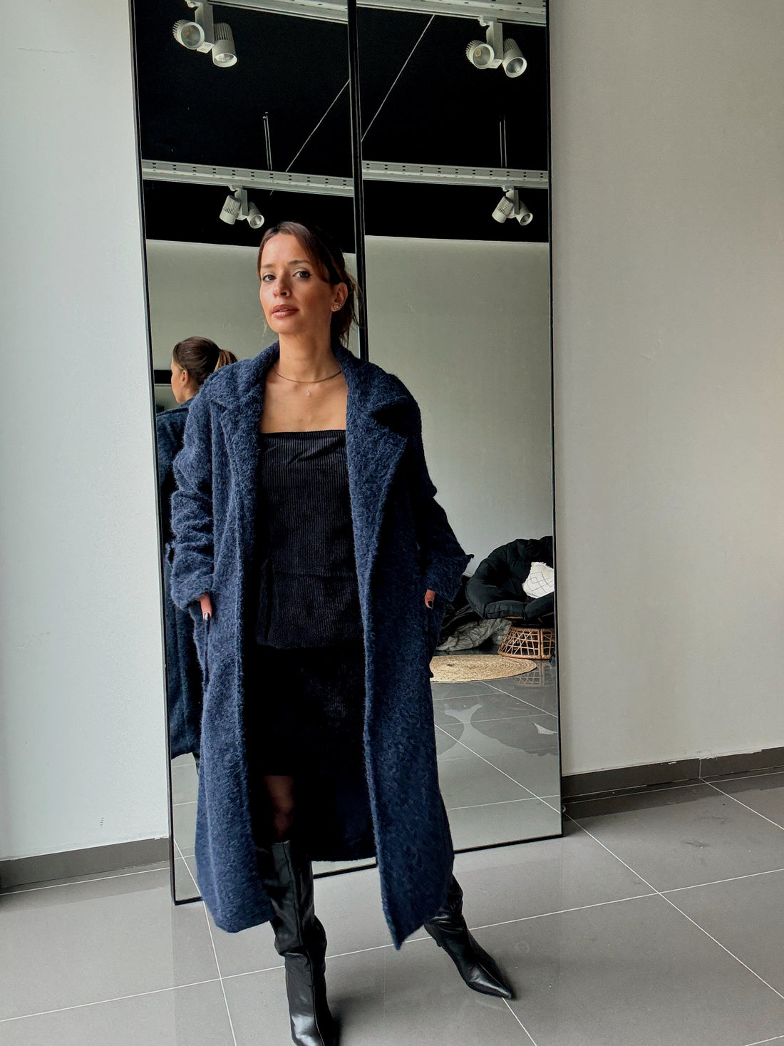 Manteau Long Avec Doublure Et Poches - Fenomen Paris