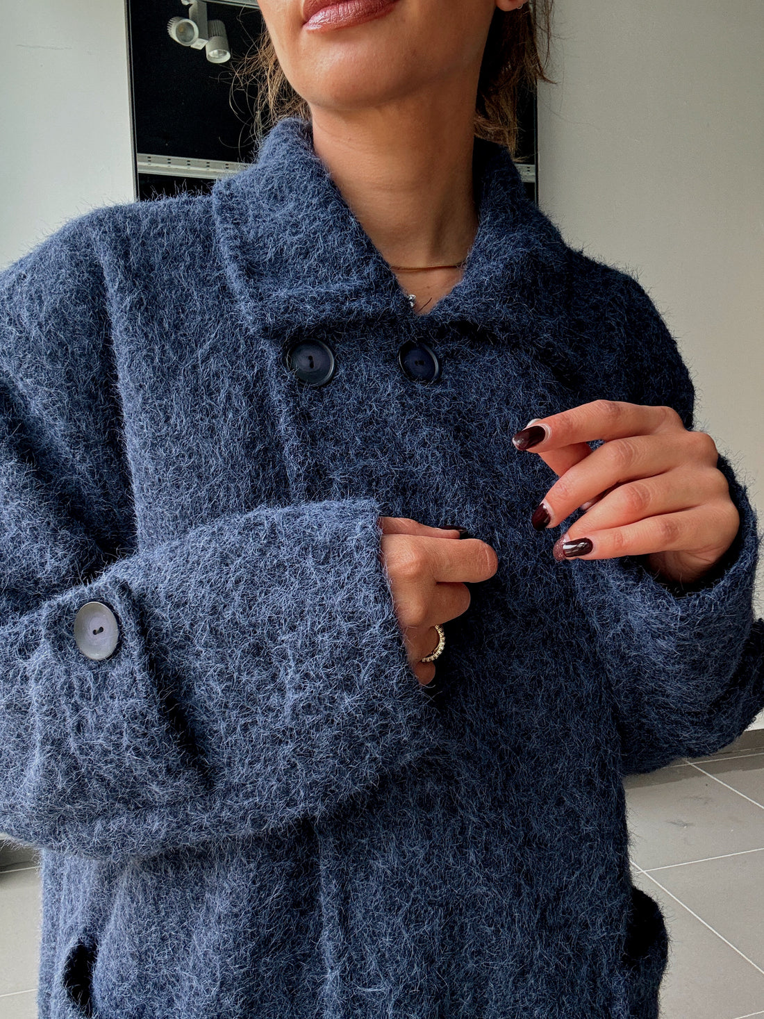 Manteau Long Avec Doublure Et Poches - Fenomen Paris