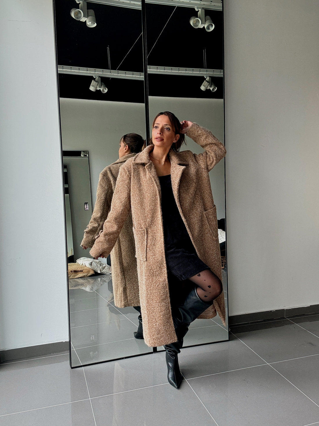 Manteau Long Avec Doublure Et Poches - Fenomen Paris