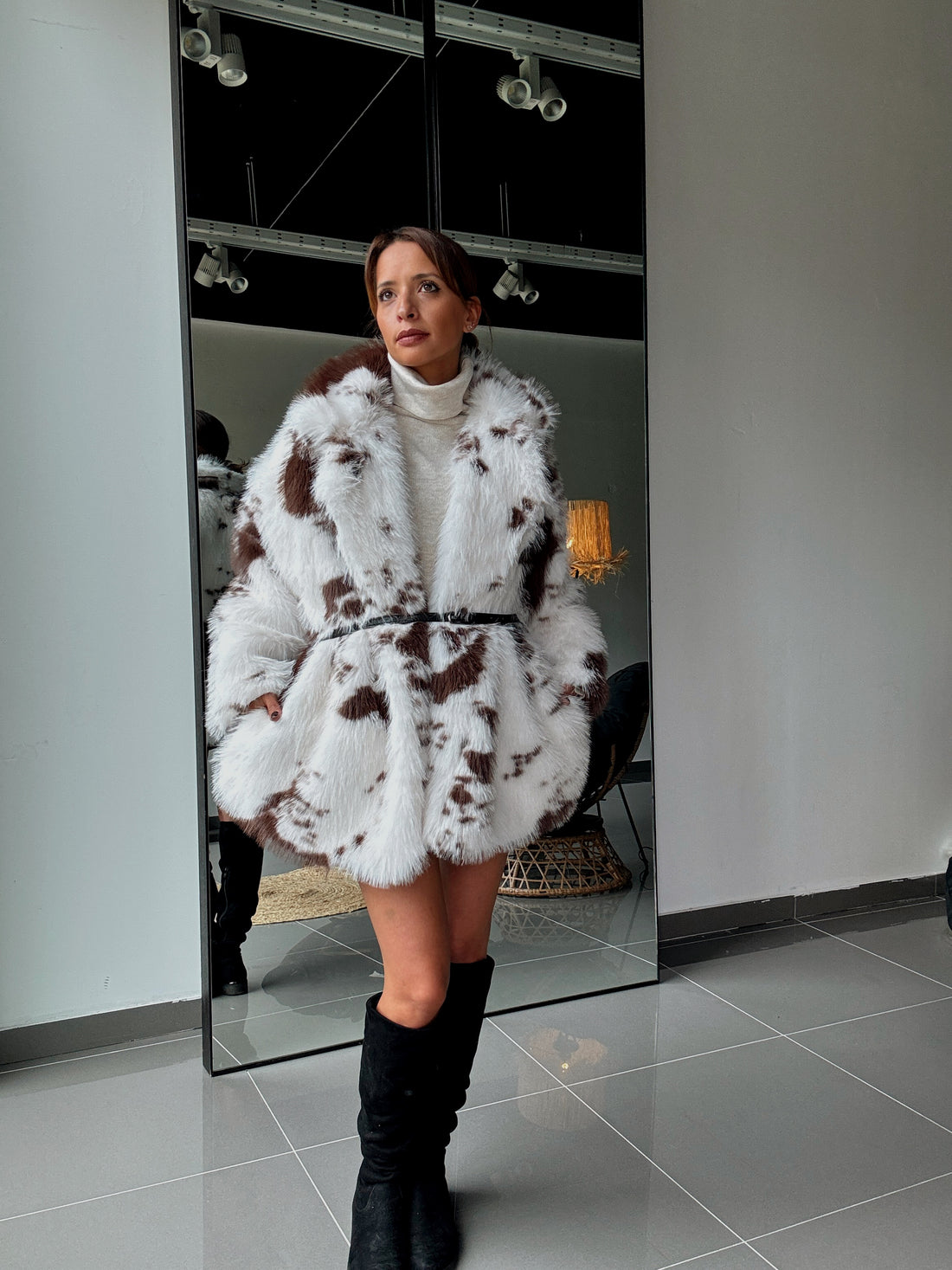 Manteau Fourrure Vache - Fenomen Paris