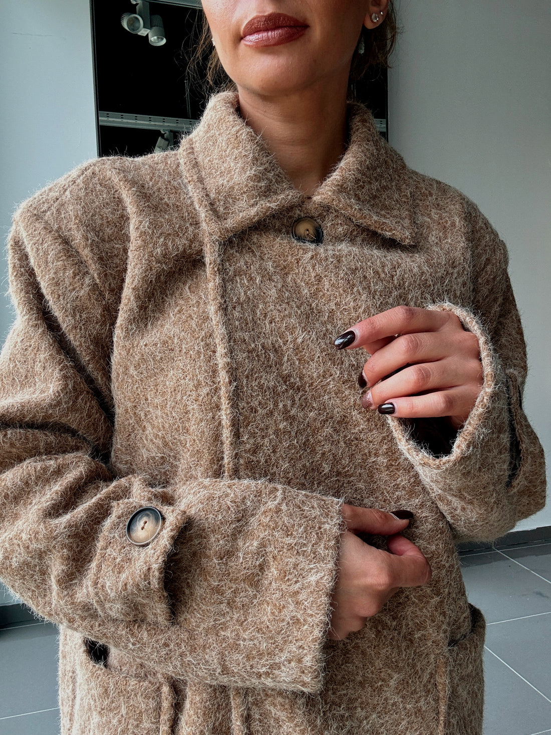 Manteau Long Avec Doublure Et Poches - Fenomen Paris