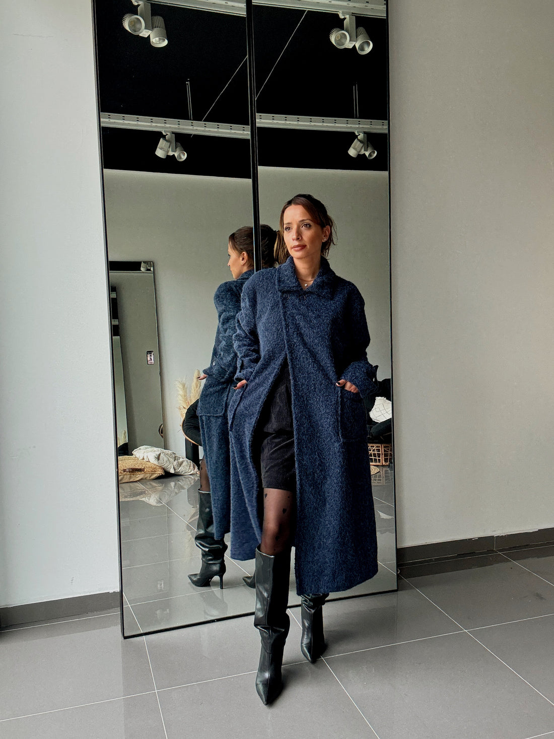 Manteau Long Avec Doublure Et Poches - Fenomen Paris