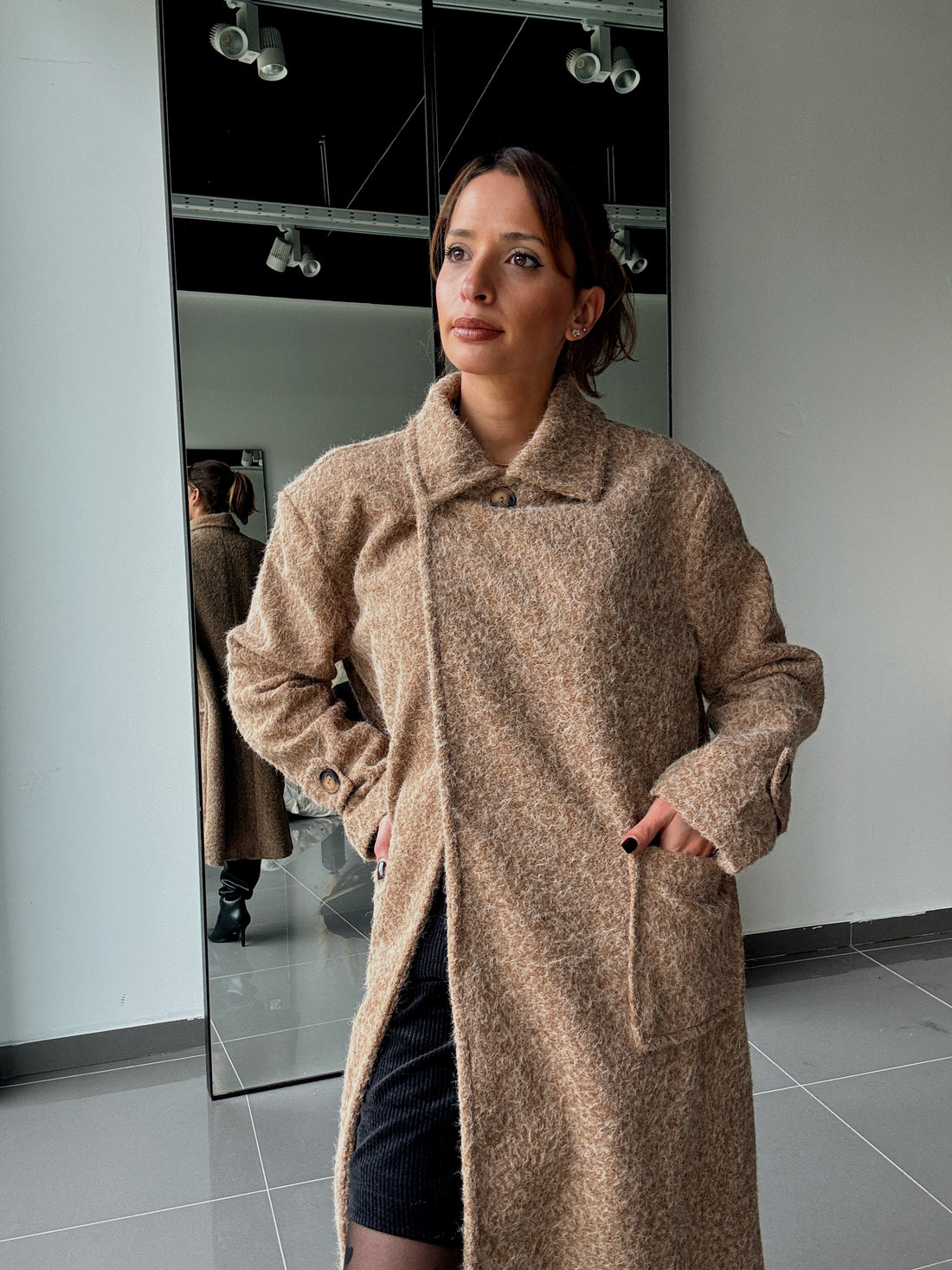 Manteau Long Avec Doublure Et Poches - Fenomen Paris