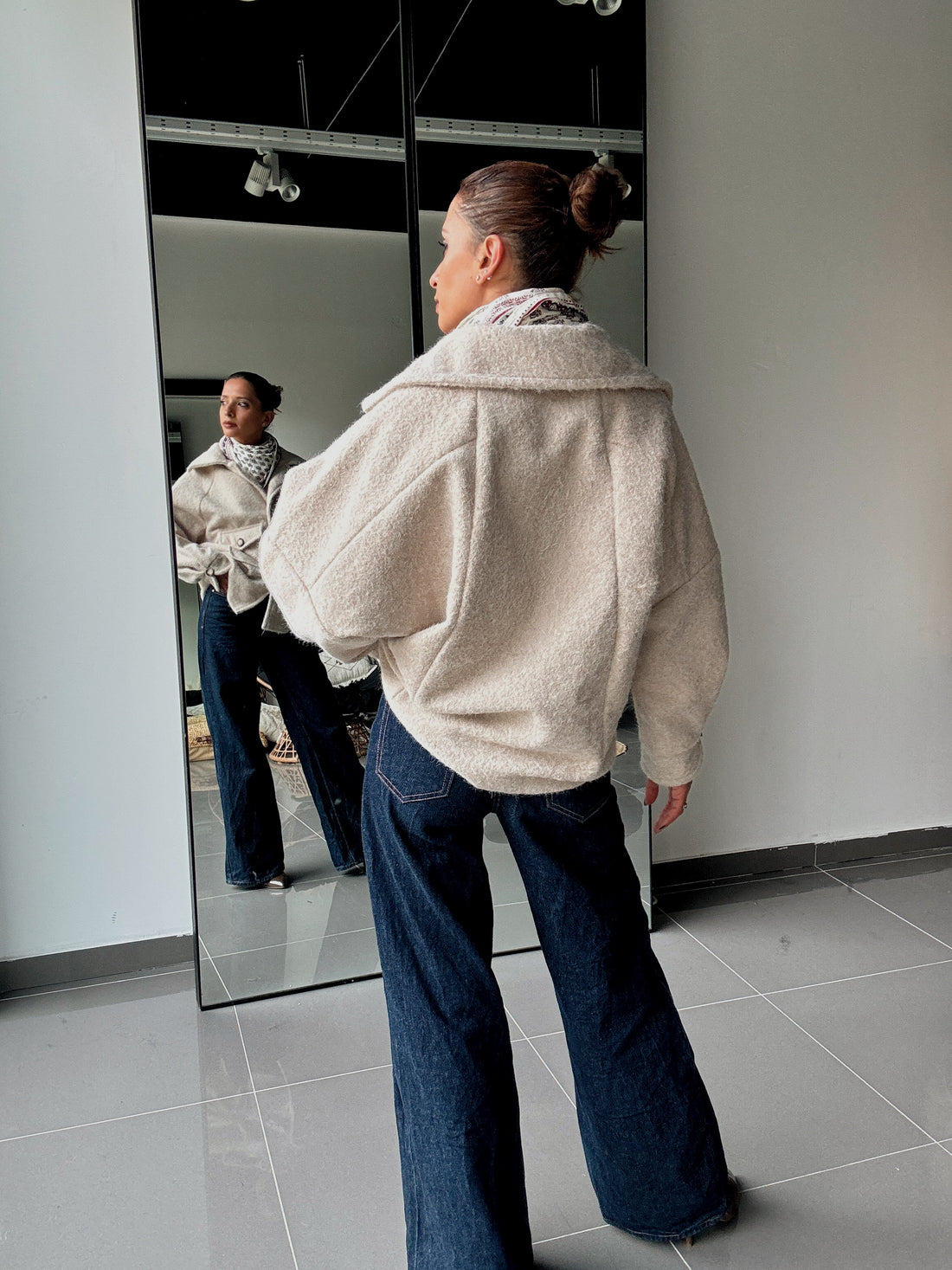 Manteau texturé avec grandes poches - Fenomen Paris