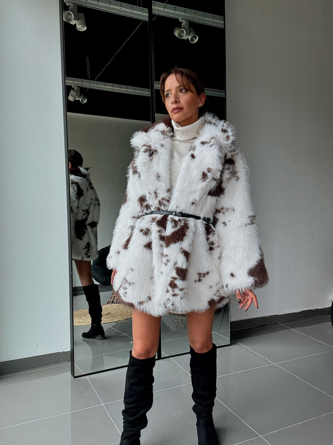 Manteau Fourrure Vache - Fenomen Paris