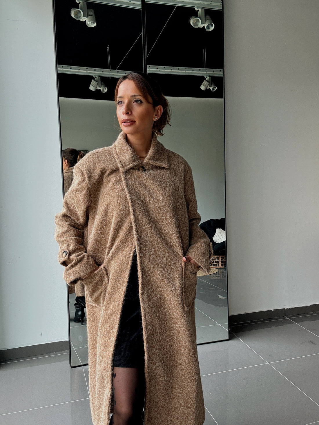 Manteau Long Avec Doublure Et Poches - Fenomen Paris