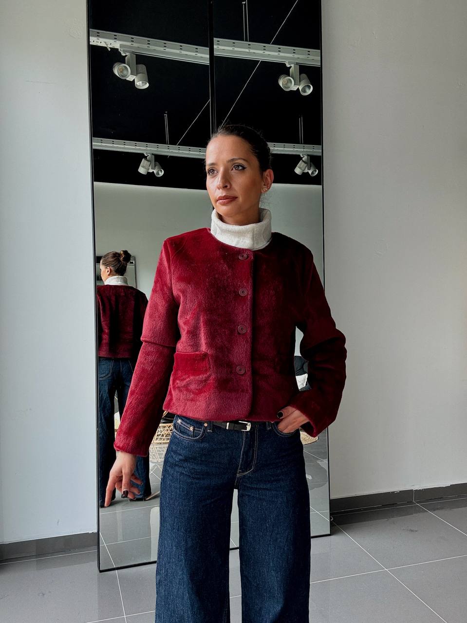 Veste court Boutonnées Manches Longues - Fenomen Paris