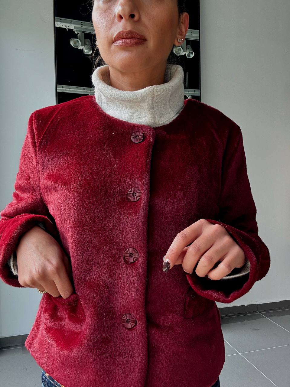 Veste court Boutonnées Manches Longues - Fenomen Paris