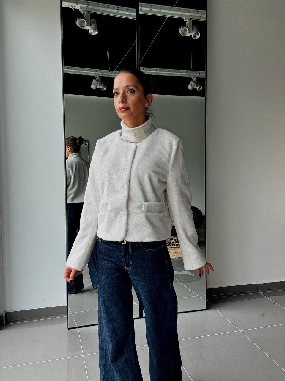 Veste court Boutonnées Manches Longues - Fenomen Paris