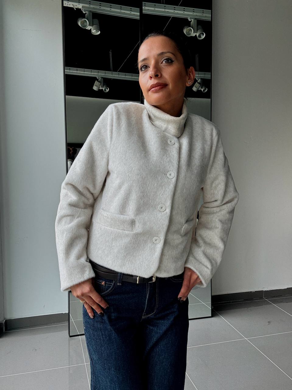 Veste court Boutonnées Manches Longues - Fenomen Paris