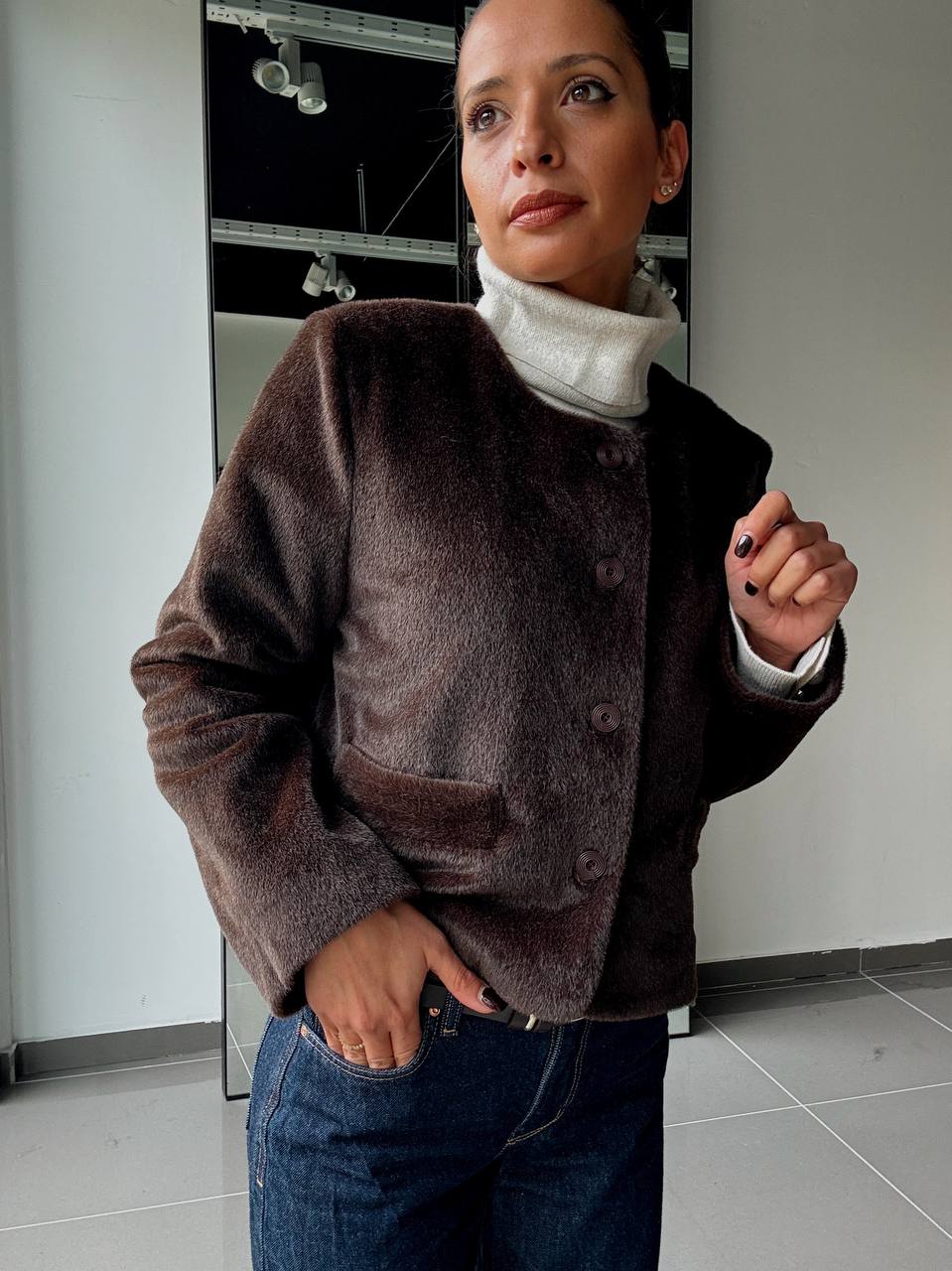 Veste court Boutonnées Manches Longues - Fenomen Paris