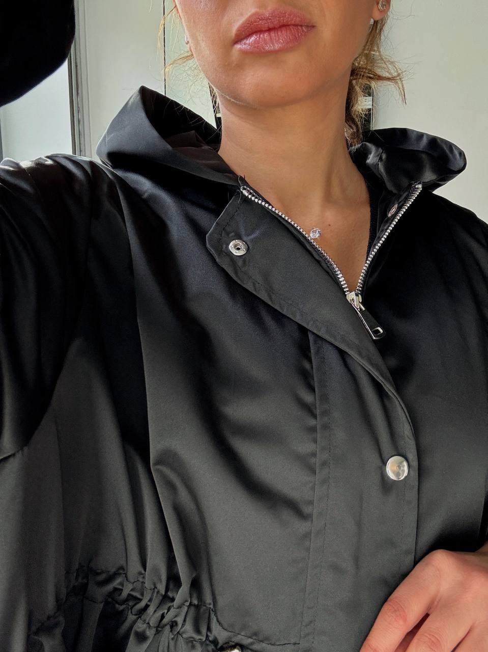 Veste Imperméable mi-Long Femme – Coupe Chic & Légère