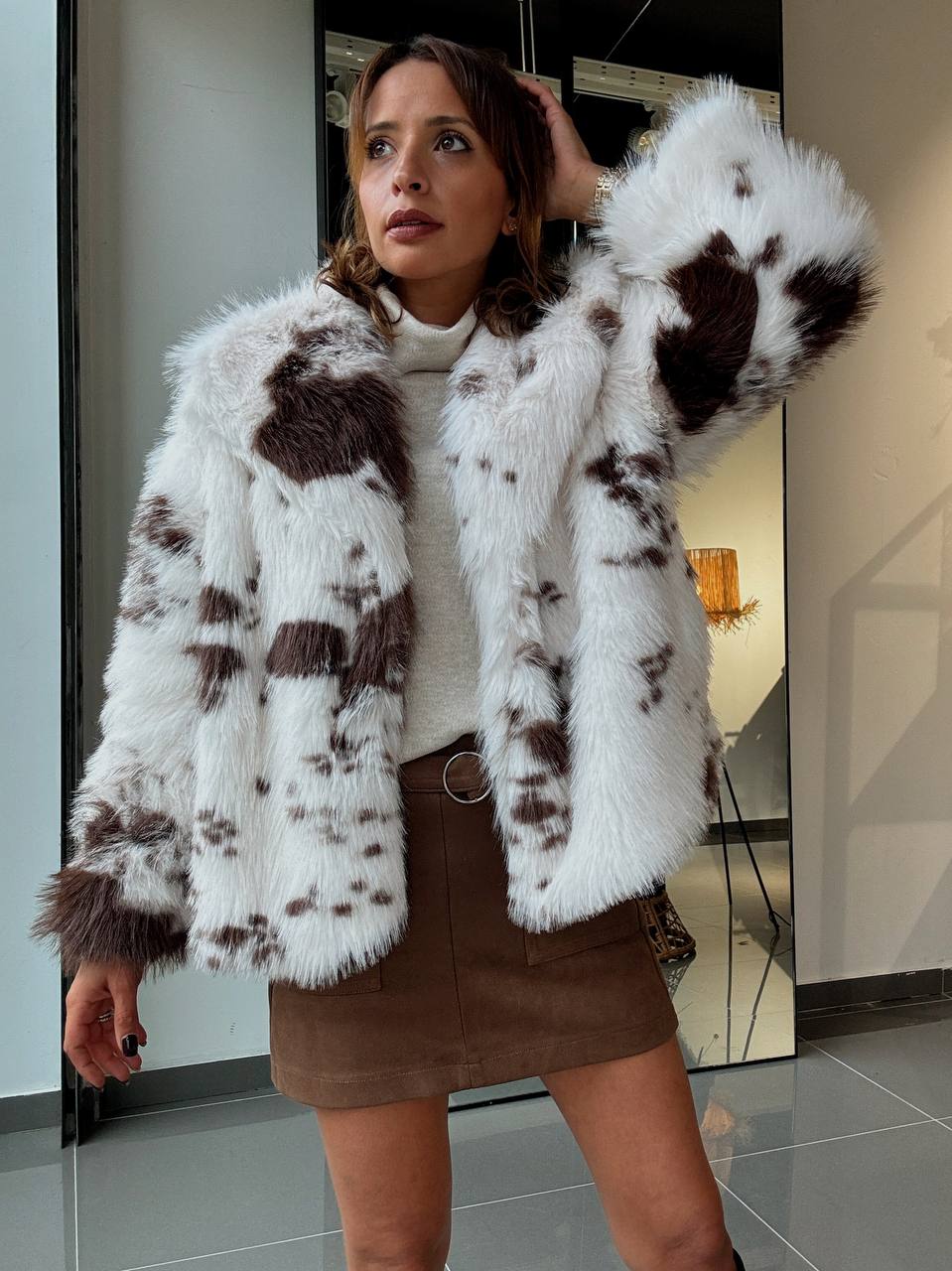 Manteau Fourrure Vache - Fenomen Paris