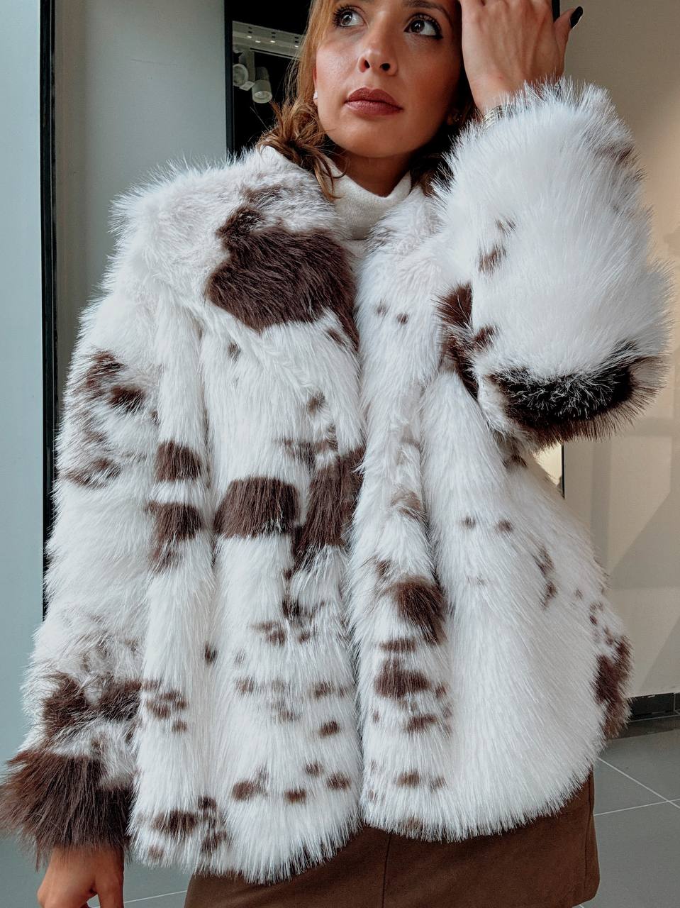 Manteau Fourrure Vache - Fenomen Paris