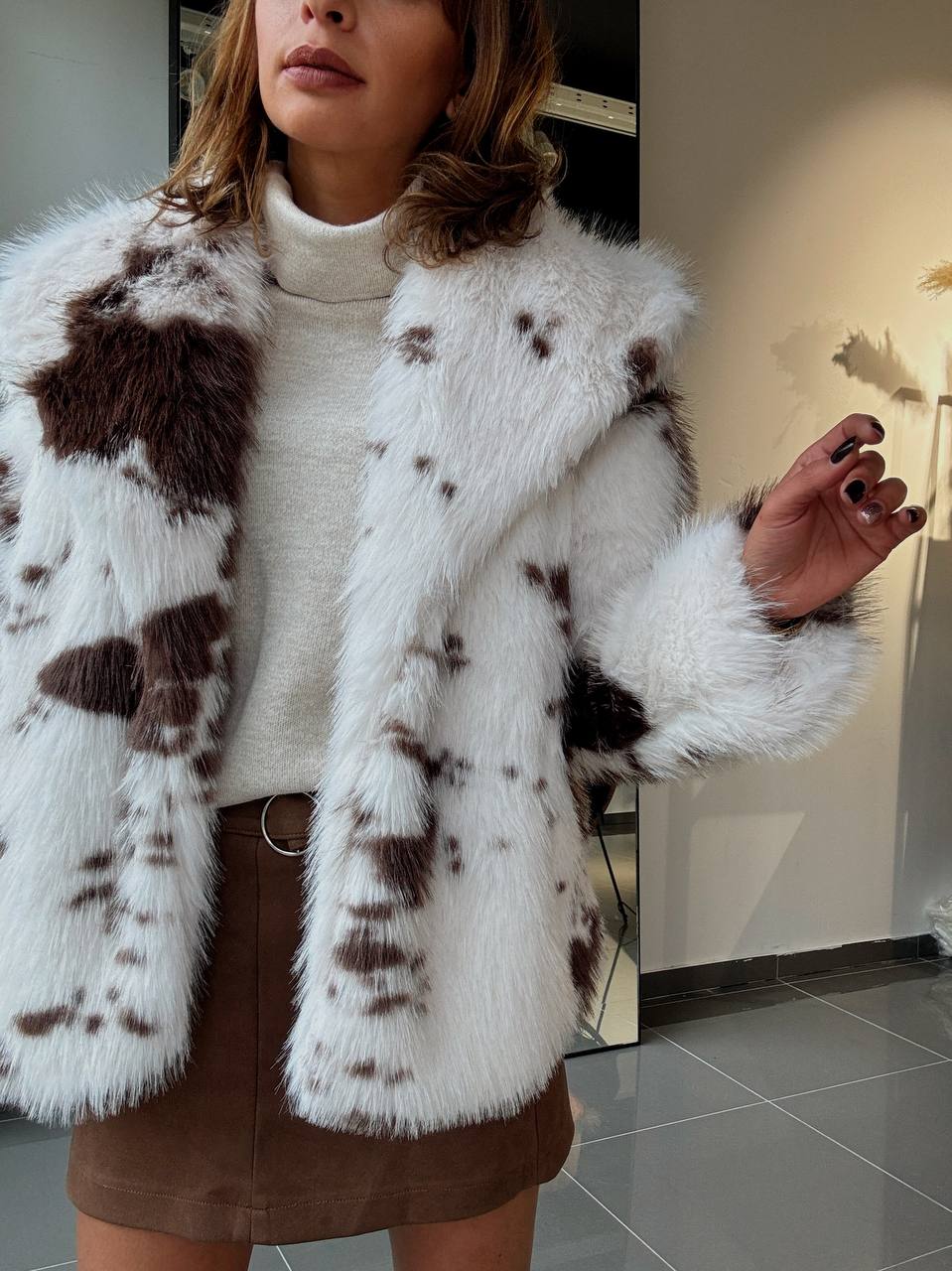 Manteau Fourrure Vache - Fenomen Paris