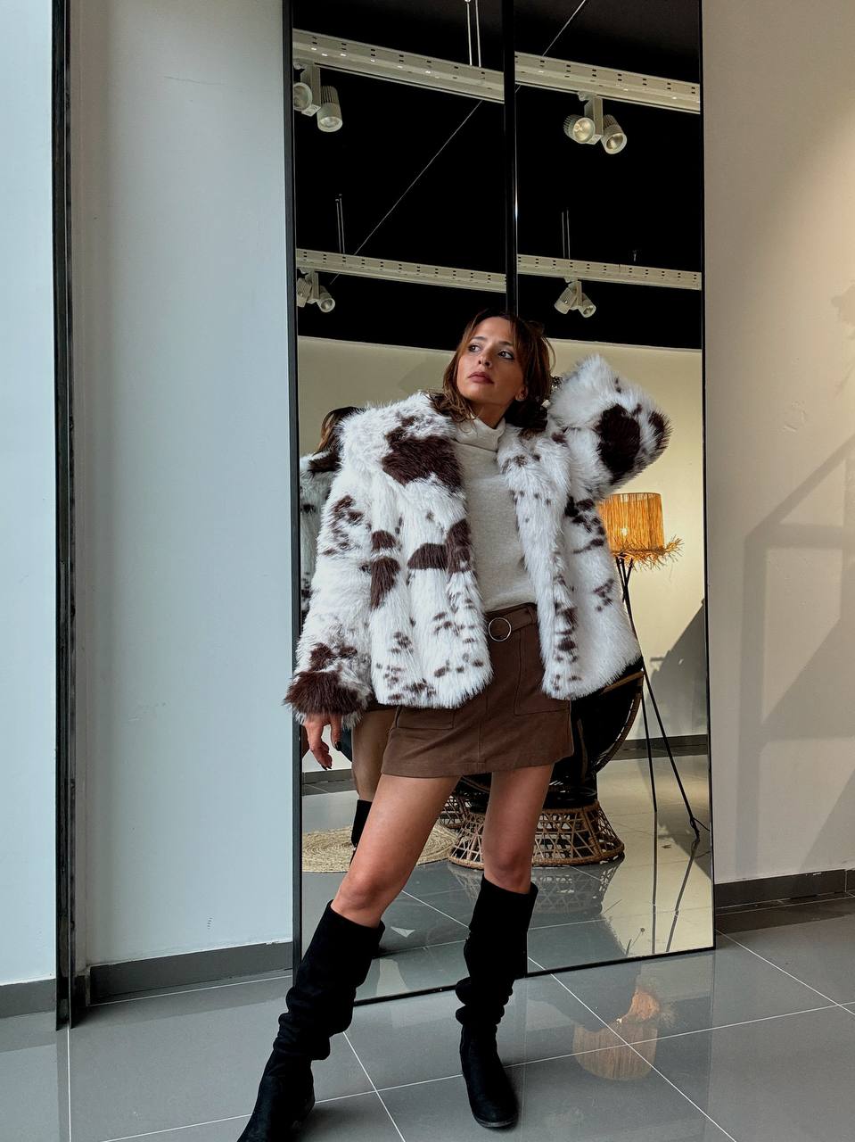 Manteau Fourrure Vache - Fenomen Paris