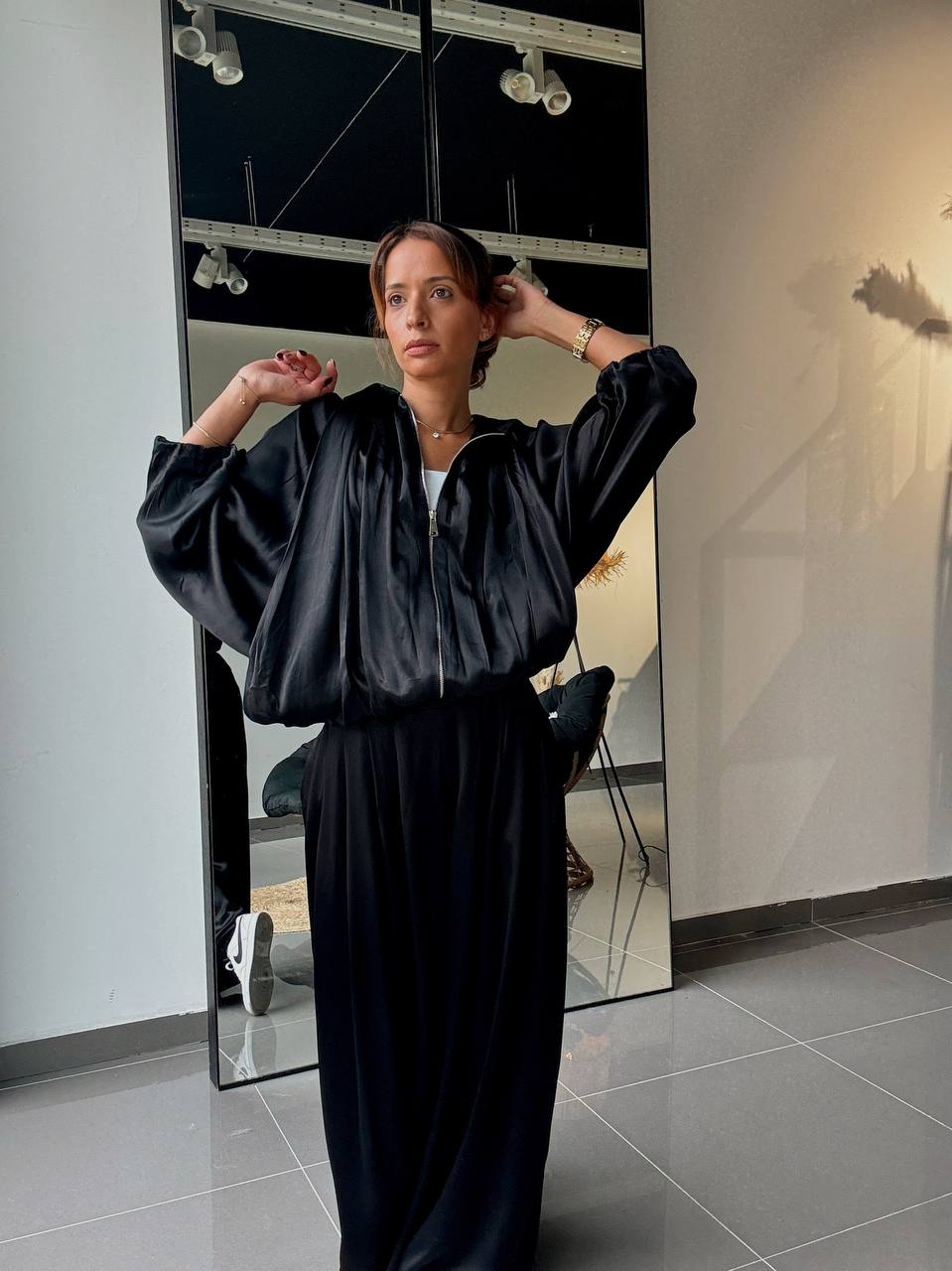 Ensemble Veste & Pantalon effet satiné - Fenomen Paris