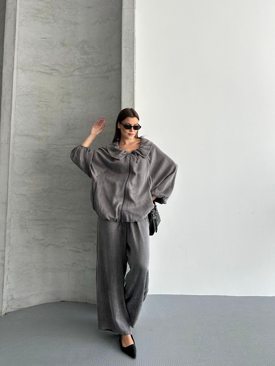 Ensemble Veste & Pantalon effet tensel - Fenomen Paris