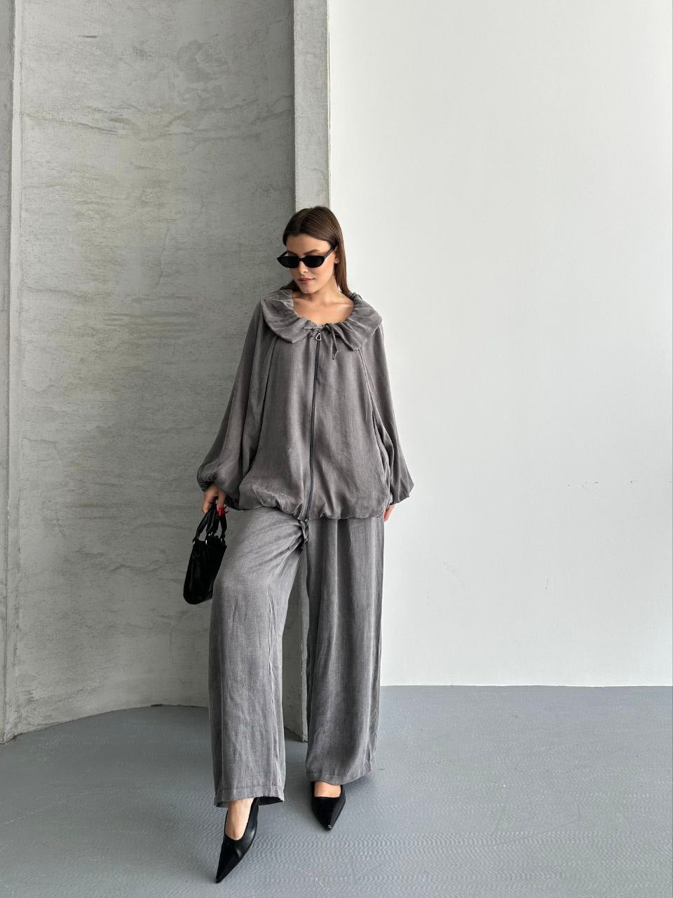 Ensemble Veste & Pantalon effet tensel - Fenomen Paris