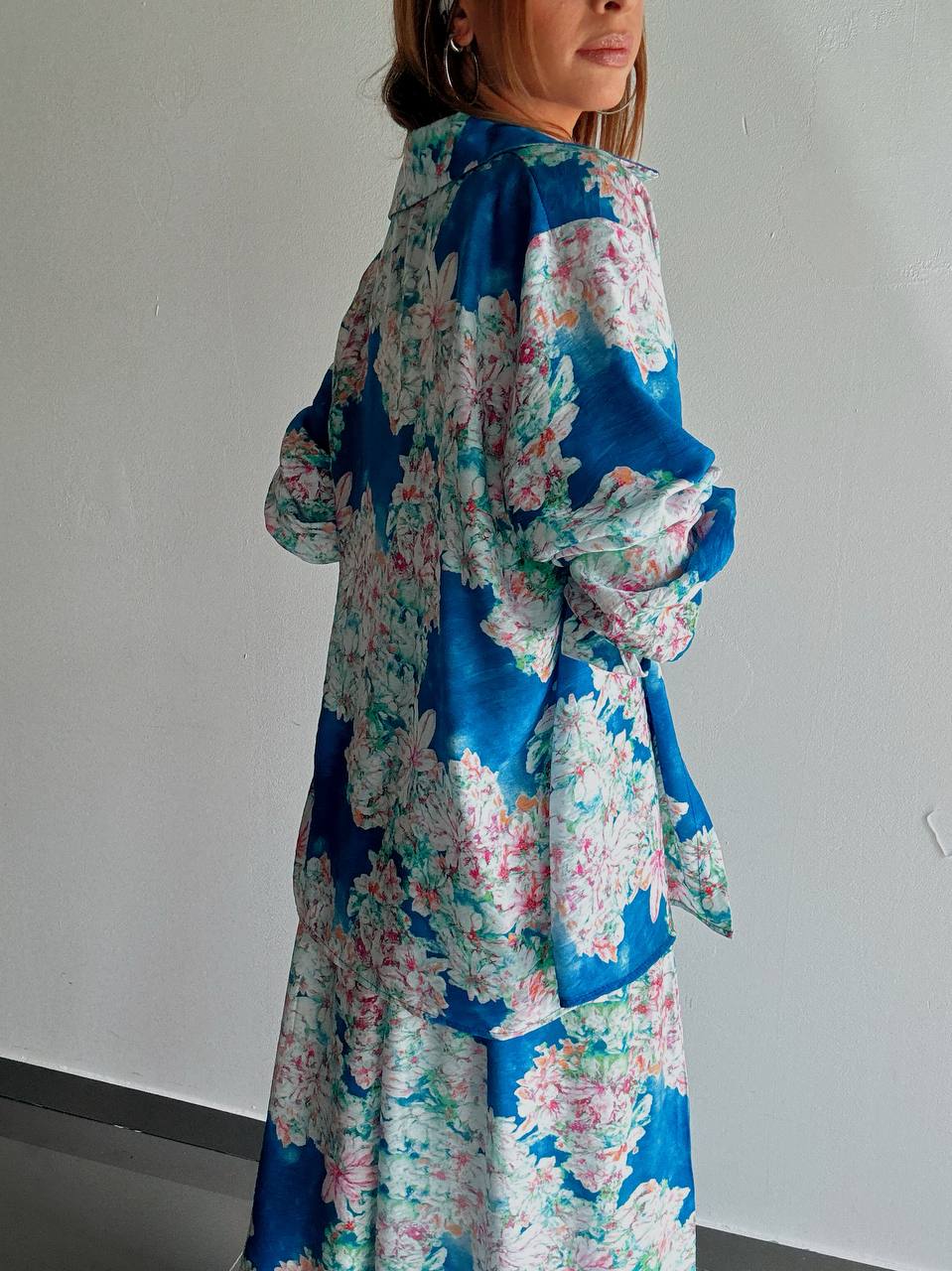 Ensemble Floral Azur – Élégance Bohème & Esprit Vacances