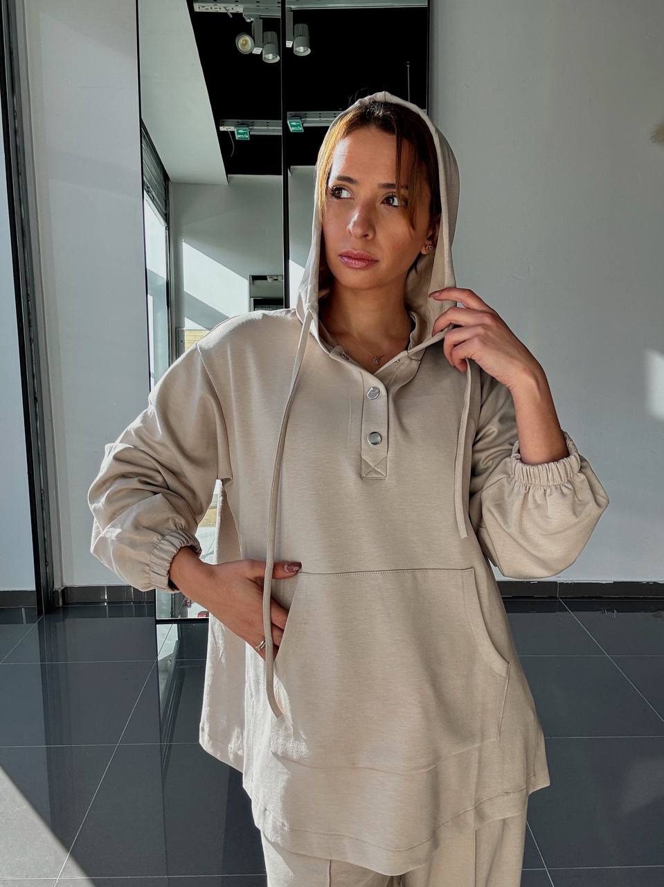 Ensemble Sweat capuche Et Pantalon - Avec Poches