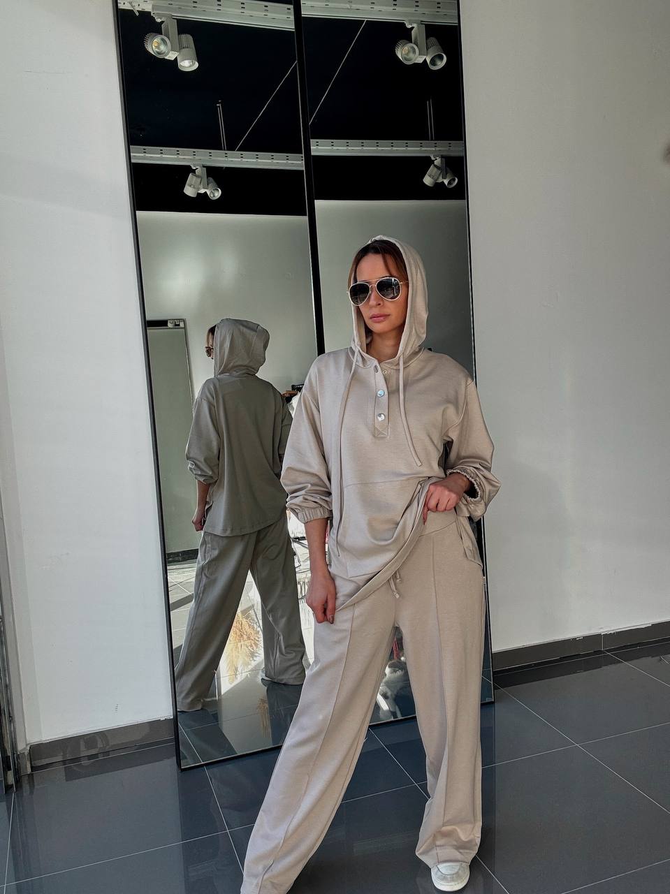 Ensemble Sweat capuche Et Pantalon - Avec Poches