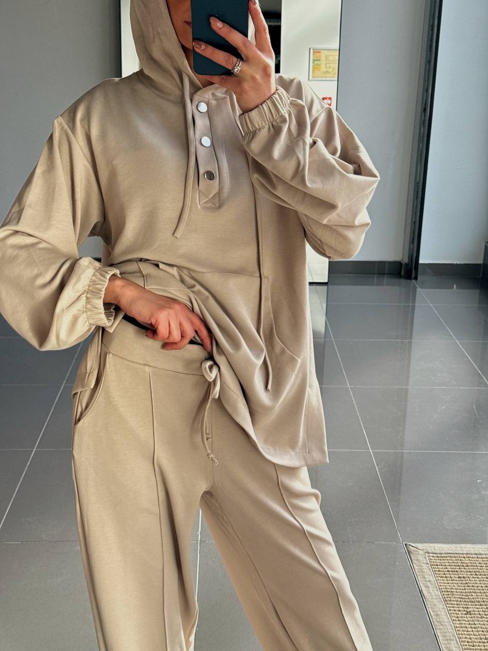 Ensemble Sweat capuche Et Pantalon - Avec Poches