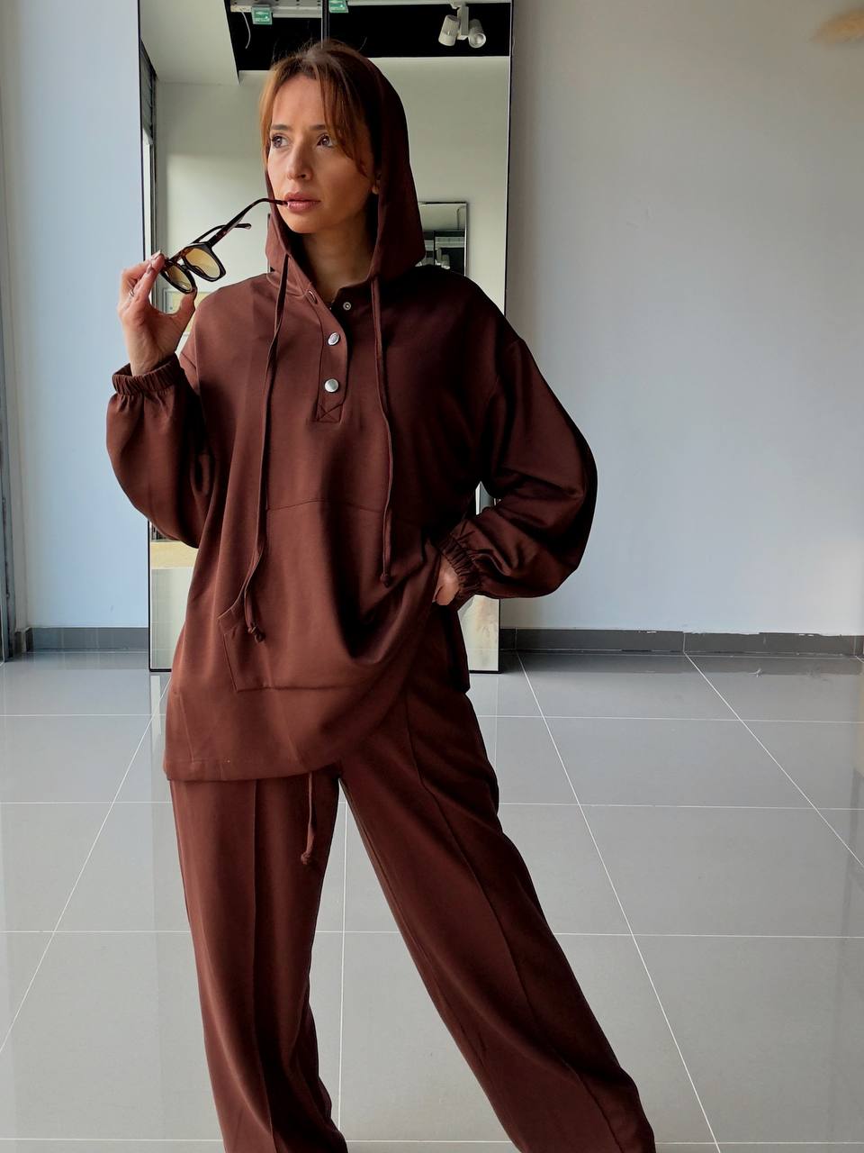 Ensemble Sweat capuche Et Pantalon - Avec Poches