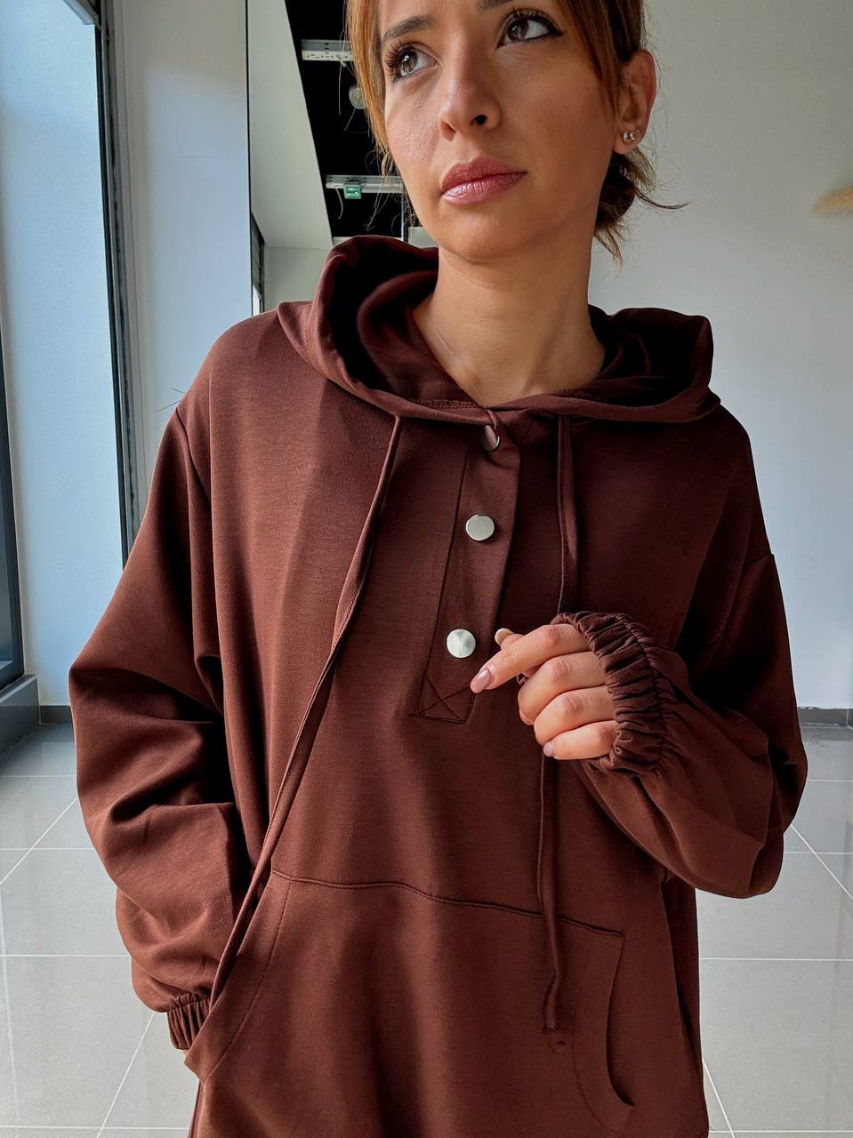 Ensemble Sweat capuche Et Pantalon - Avec Poches