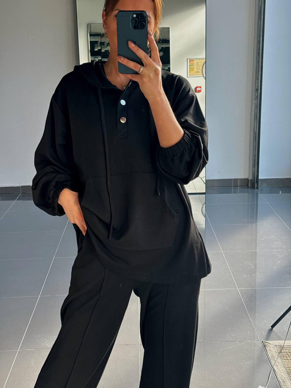 Ensemble Sweat capuche Et Pantalon - Avec Poches