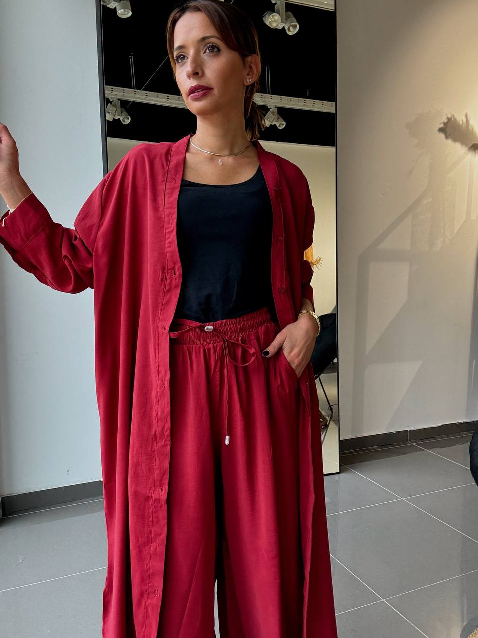 Ensemble Chemise Longue + Pantalon - Fenomen Paris
