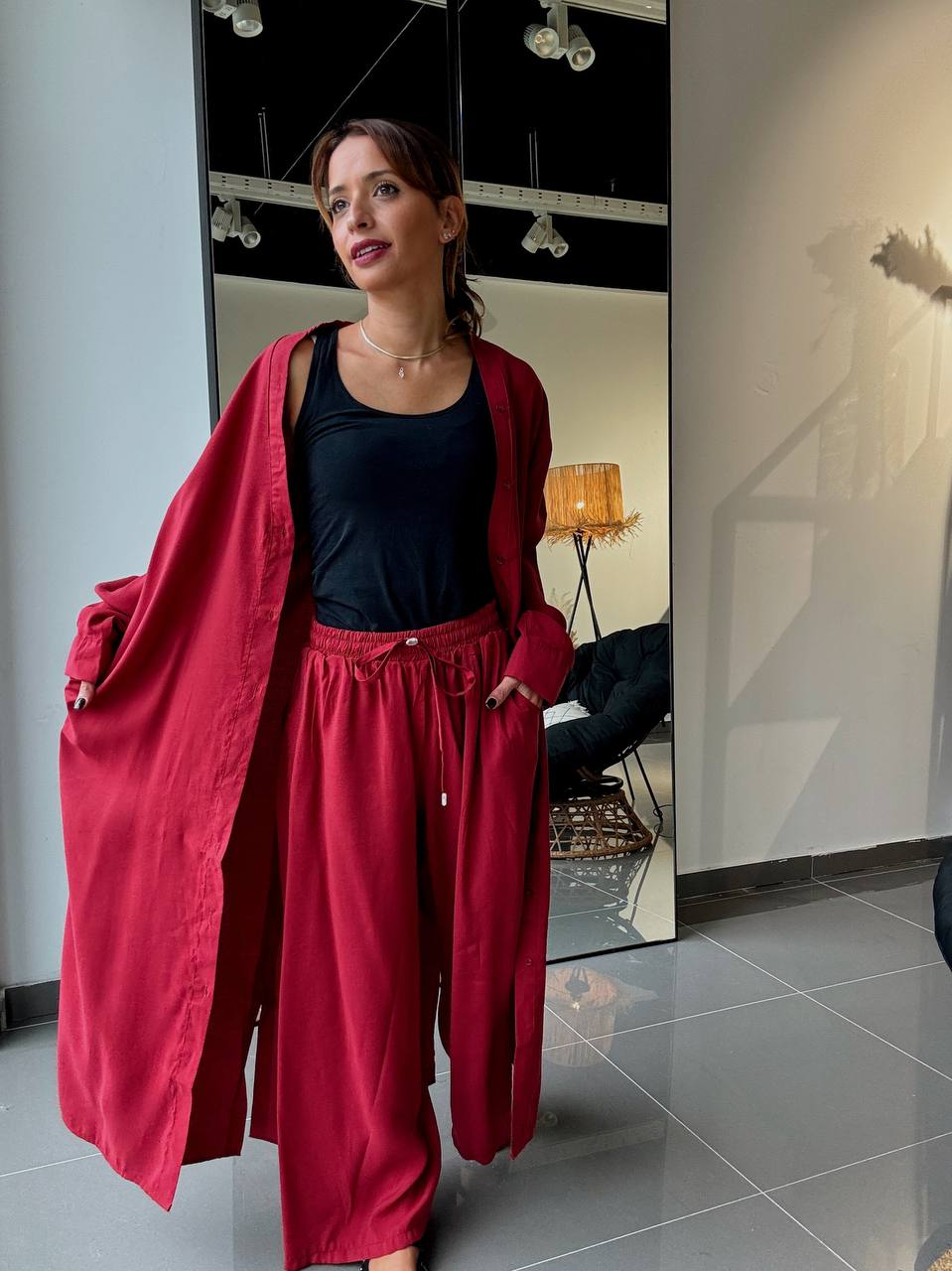 Ensemble Chemise Longue + Pantalon - Fenomen Paris