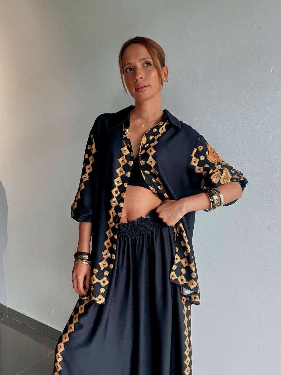 Ensemble fluide imprimé inspiration orientale