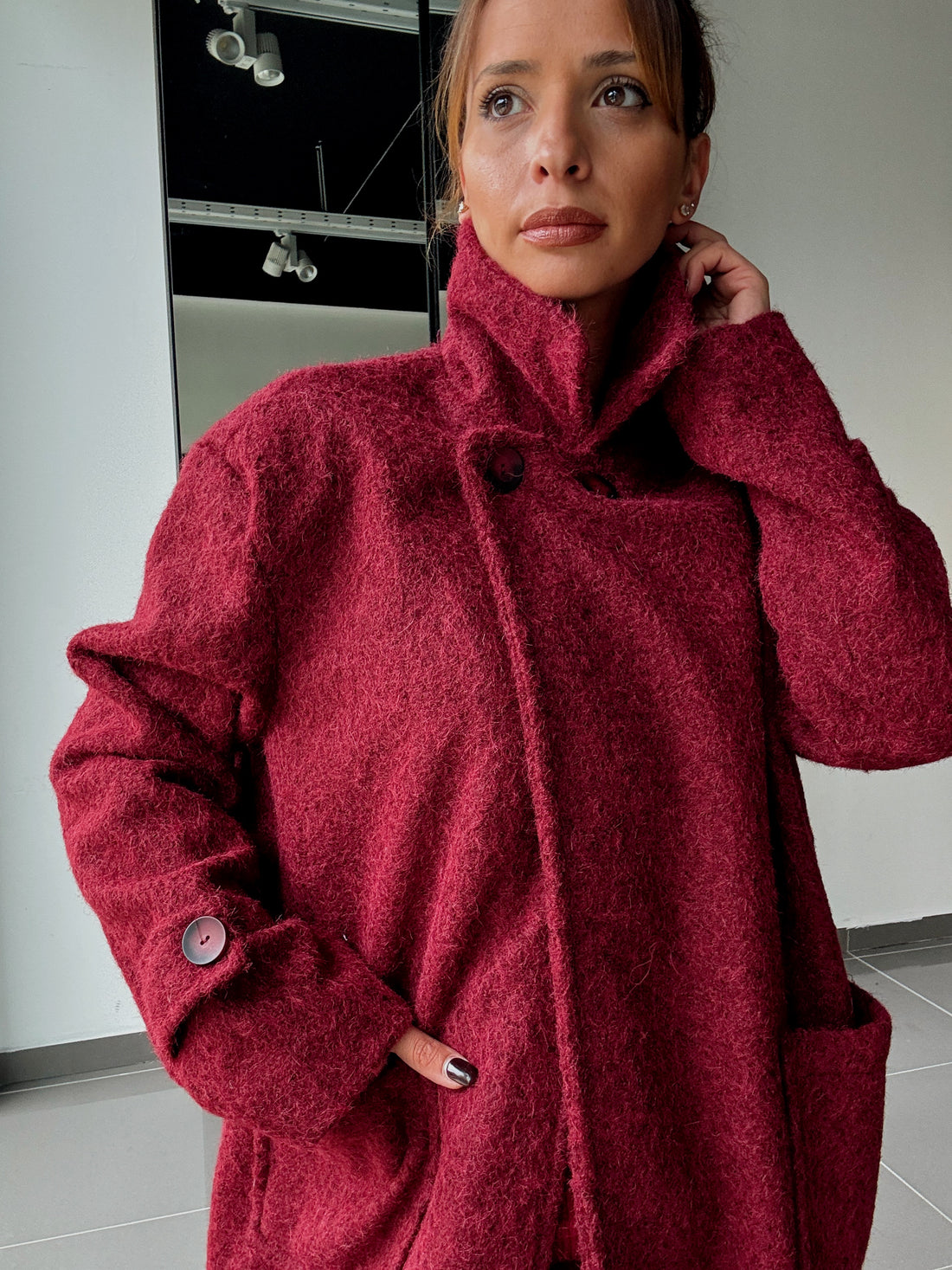 Manteau Long Avec Doublure Et Poches - Fenomen Paris