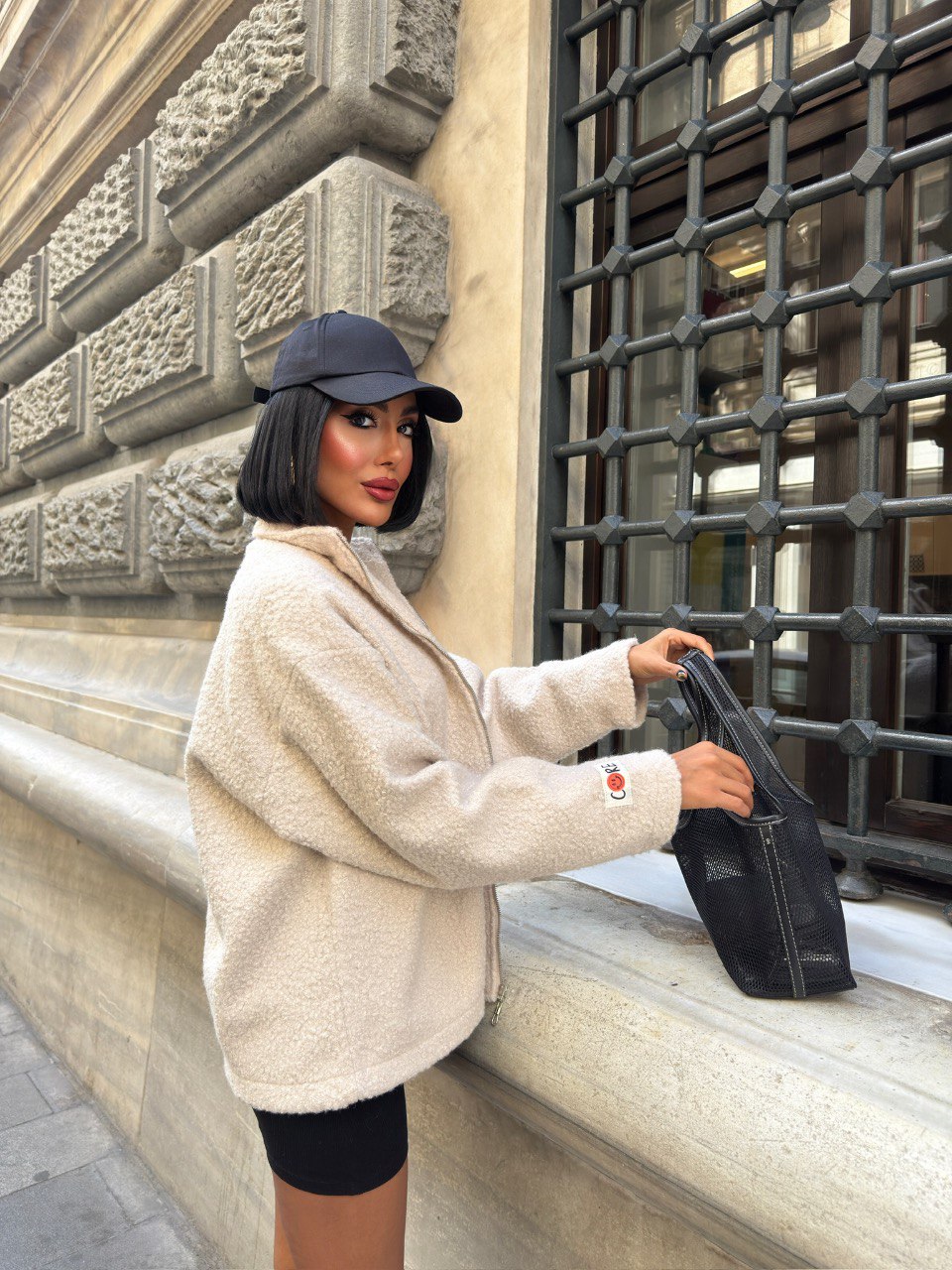 Veste Bouclette Zippée Avec Poches - Fenomen Paris