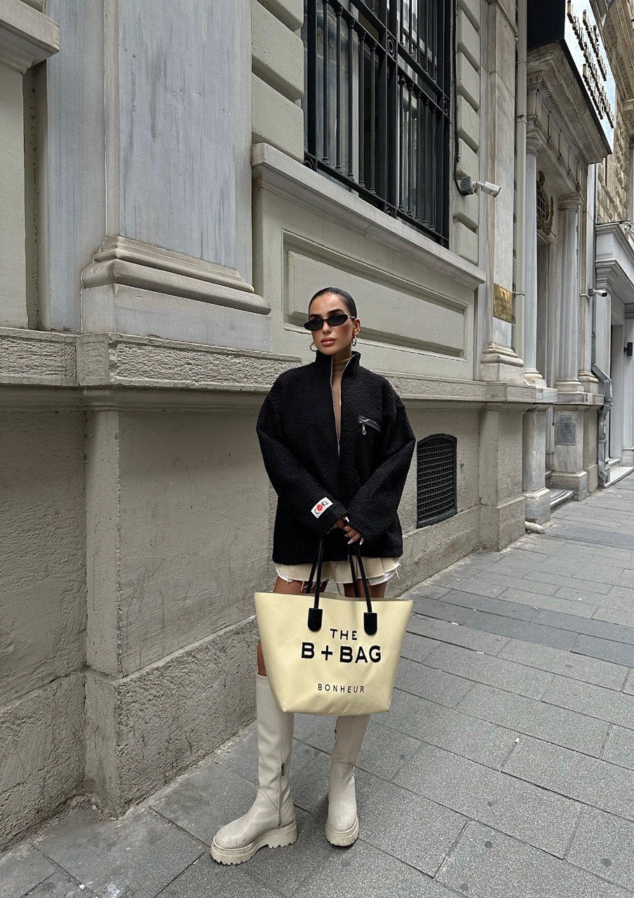 Veste Bouclette Zippée Avec Poches - Fenomen Paris