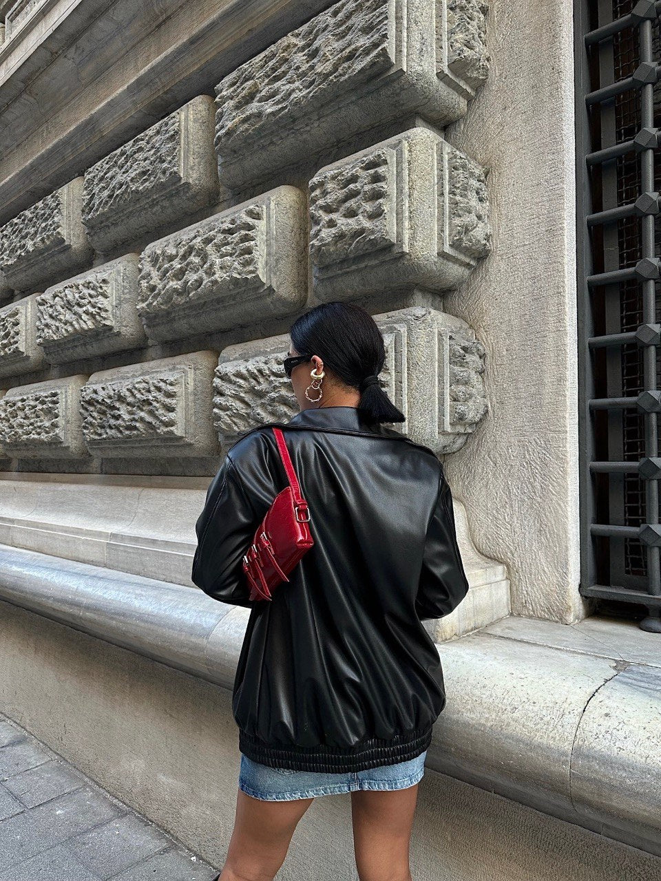 Veste Zippée Simili Cuir - Avec Doublure Et 4 Poches - Fenomen Paris