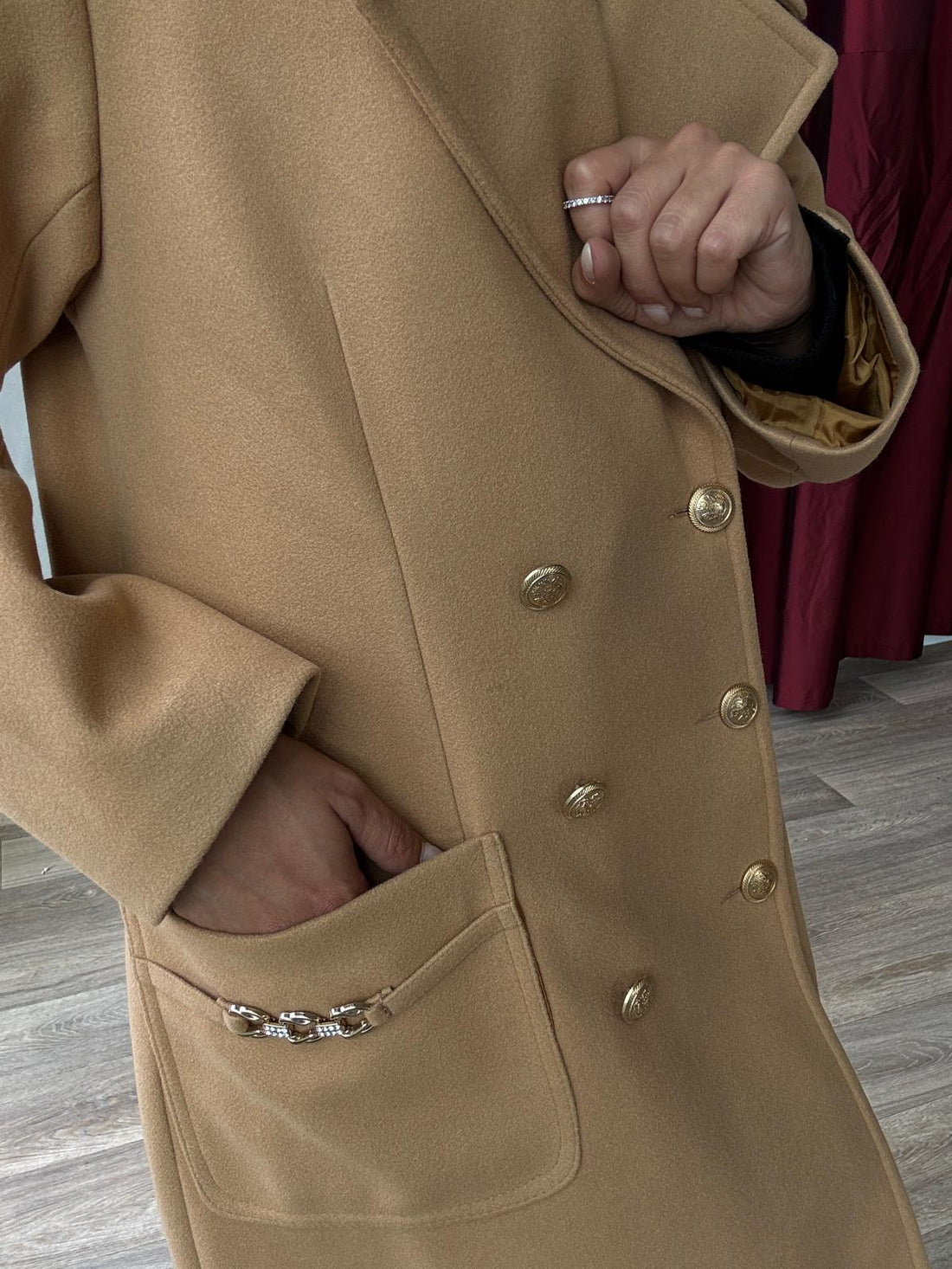 Long Manteau Avec Doublure Intérieure - Poches Cargo - Fenomen Paris